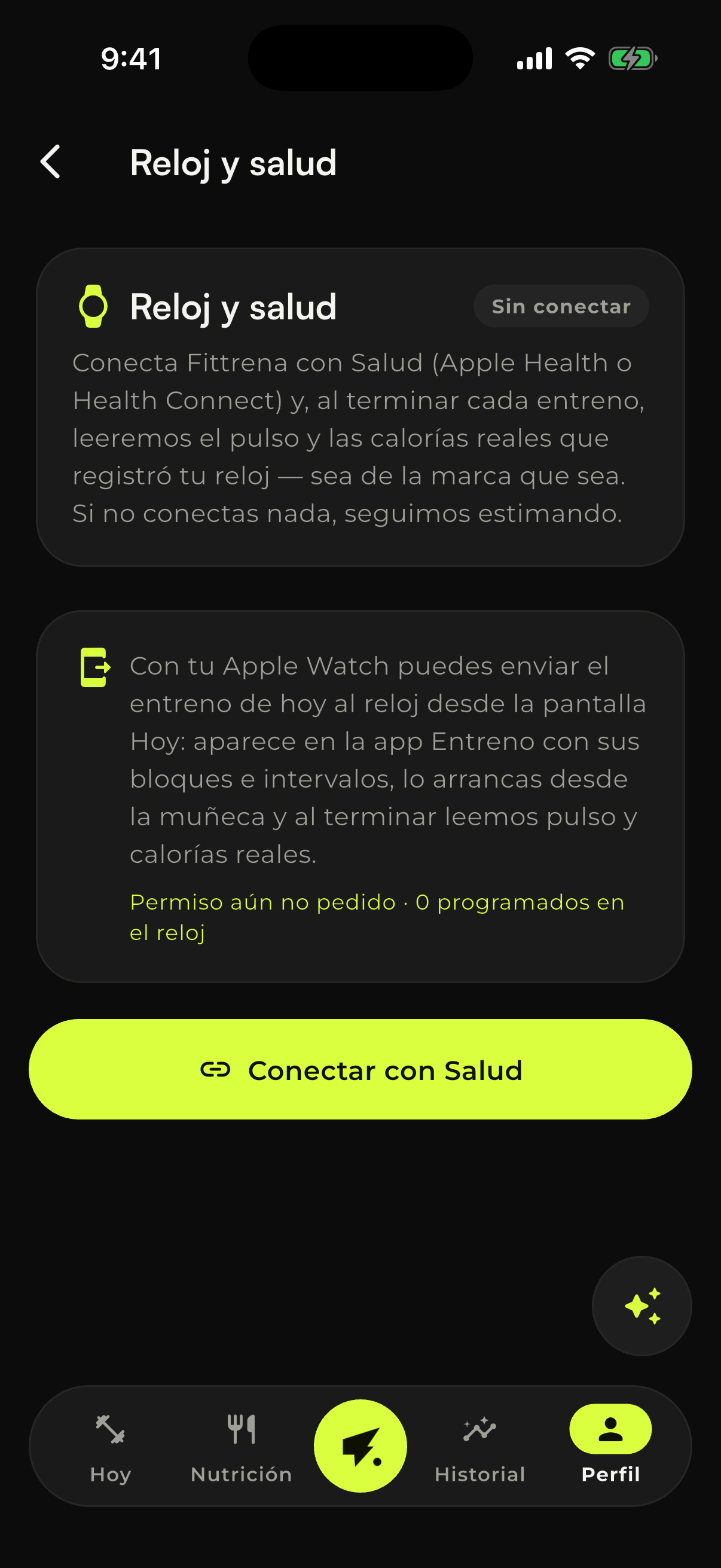 Fittrena en Apple Watch